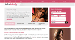 Desktop Screenshot of datingintimate.com